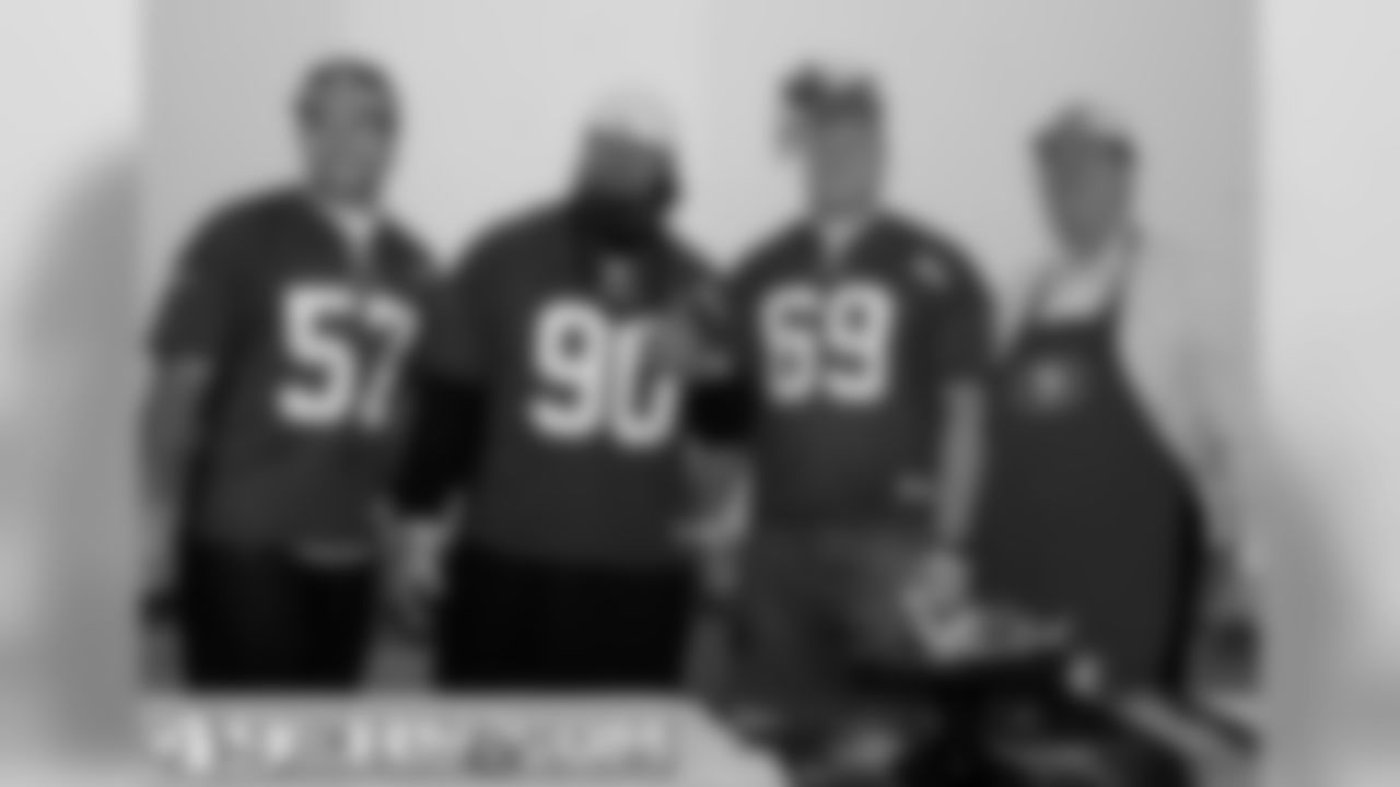 LB Keaton Kristick, DT Isaac Sopoaga, OL Tony Wragge, Team Owner John York