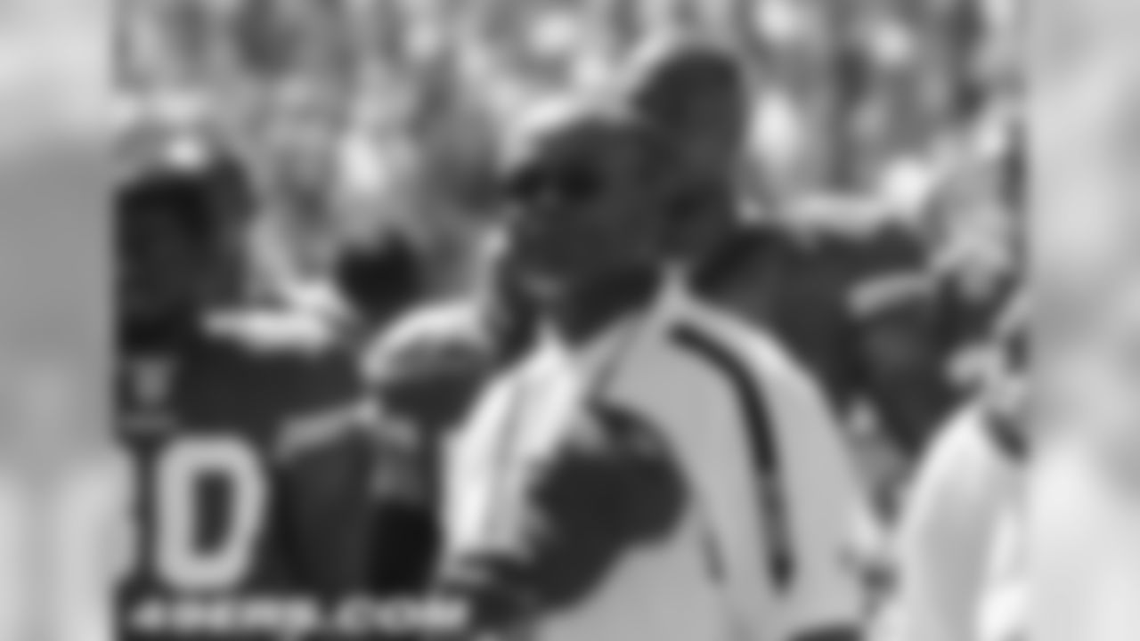 Singletary during the National Anthem.