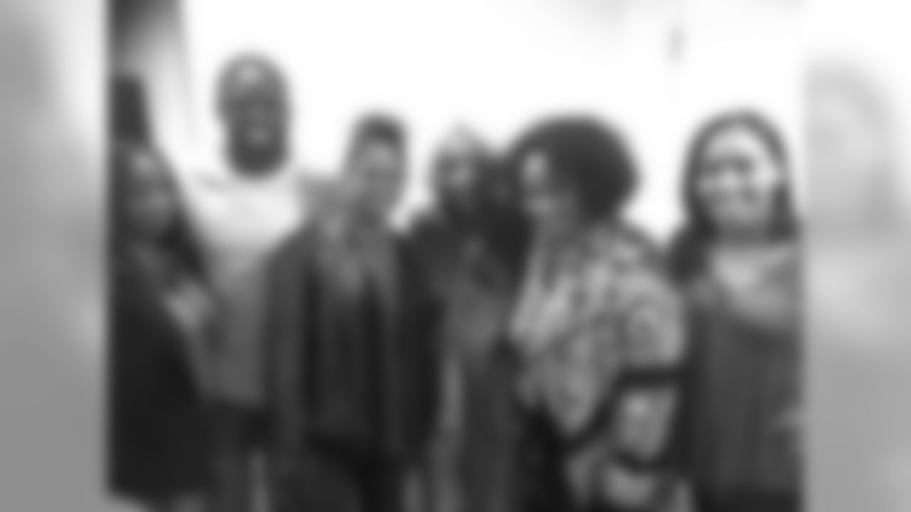 Torrey Smith with Mary J. Blige