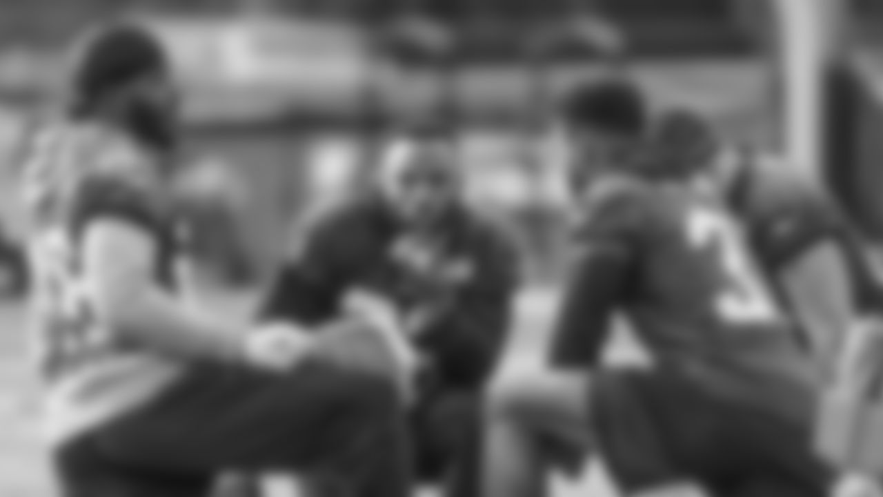 RB Tevin Coleman, RB Matt Breida, FB Kyle Juszczyk and RB Raheem Mostert