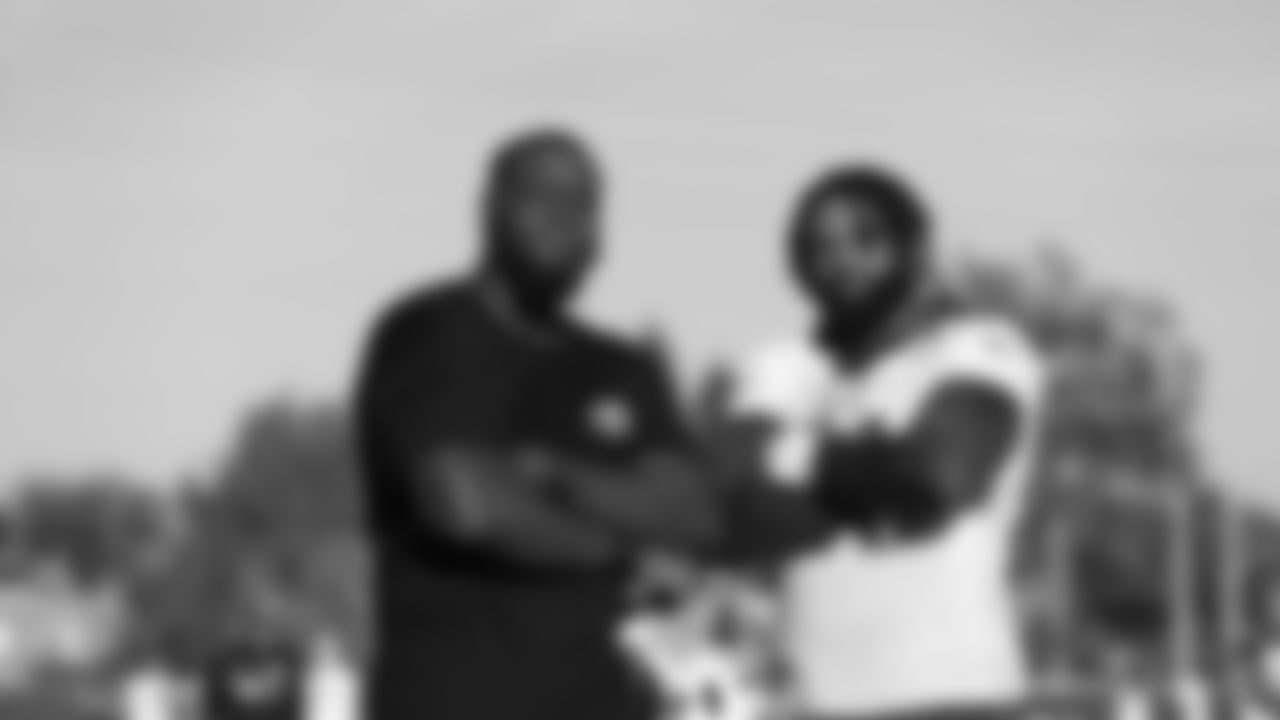 OL Jaryd Jones-Smith and DL Damontre Moore