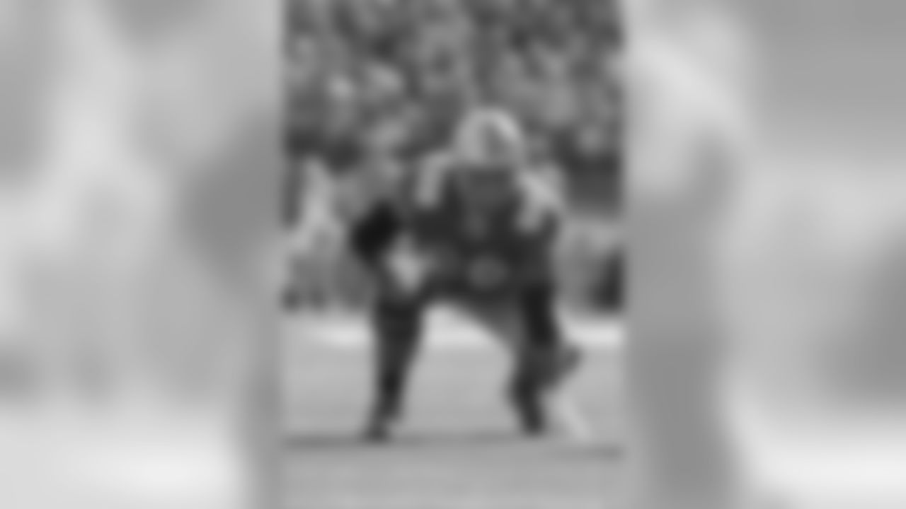 Decker was a three-year starter at tackle for the Buckeyes. The more I've studied Decker, the more I've appreciated his ability. He has excellent size and plays with a nasty demeanor. In the run game, he's a little high/narrow but he still generates movement on down blocks. He's agile enough to combo up to the second level and wall off linebackers. In pass pro, he is consistently late off the ball but he's able to recover and square up speed rushers. His pad level is too high but he has a very quick punch and he will re-work his hands when he loses position. He will give ground vs. power before eventually anchoring down. He is very aware vs. twists and stunts. Overall, Decker has flaws but he's big, physical and aware. I don't think he'll ever be an elite player but he should have a long career as a functional starting tackle.
