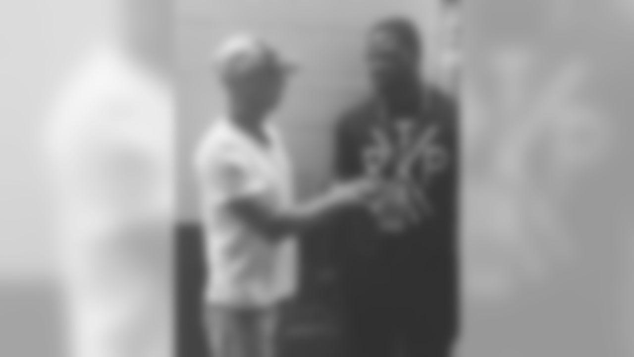 Carlos Hyde with Kenny Chesney