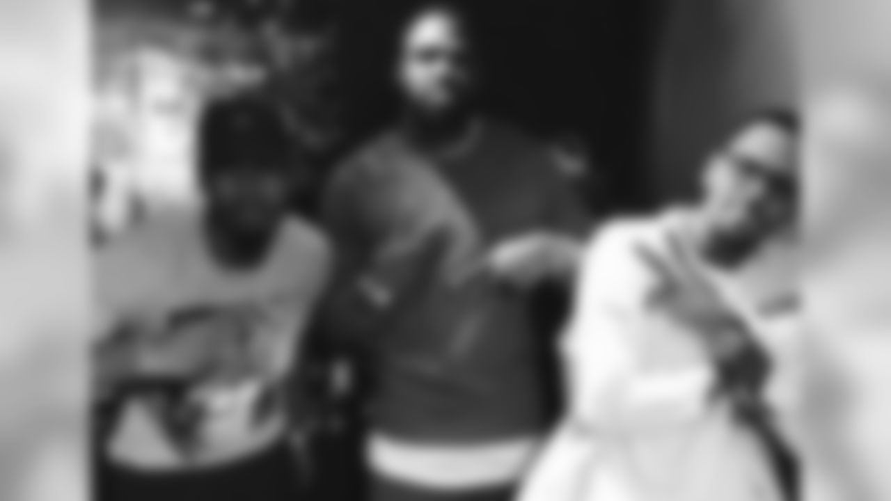 Torrey Smith with Chris Brown