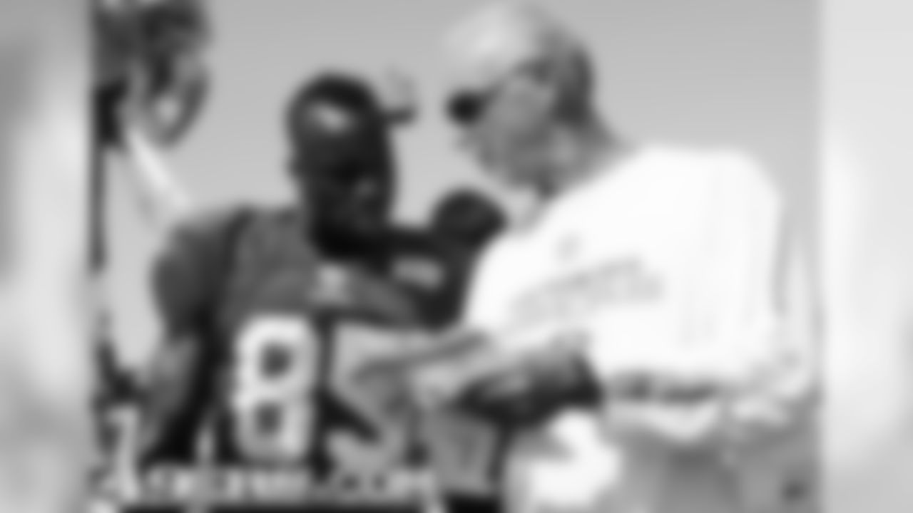 TE Vernon Davis and TE Coach Pete Hoener