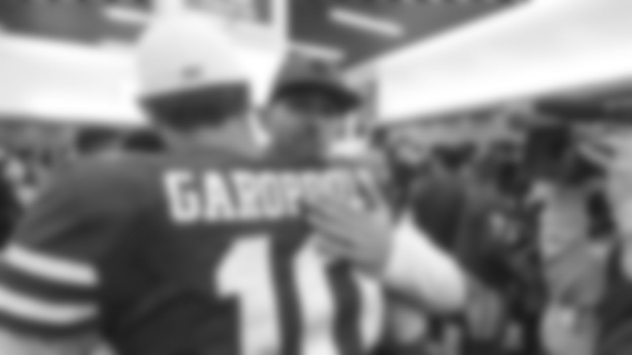 QB Jimmy Garoppolo and Kyle Shanahan