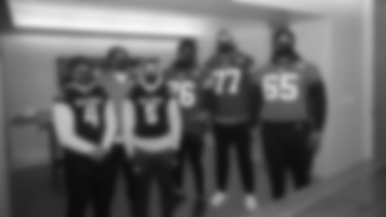 OL Jaylon Moore, OL Alfredo Gutierrez, OL Aaron Banks