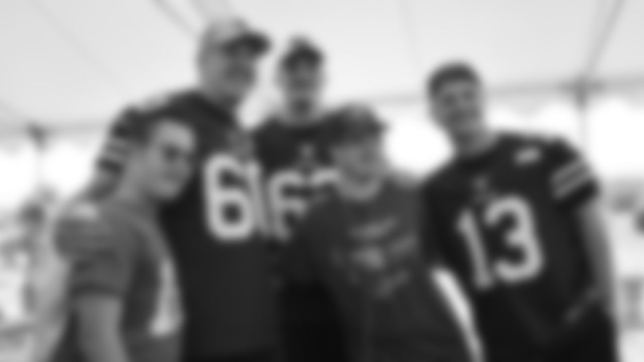 OL Daniel Brunskill, OL Nick Zakelj, QB Brock Purdy