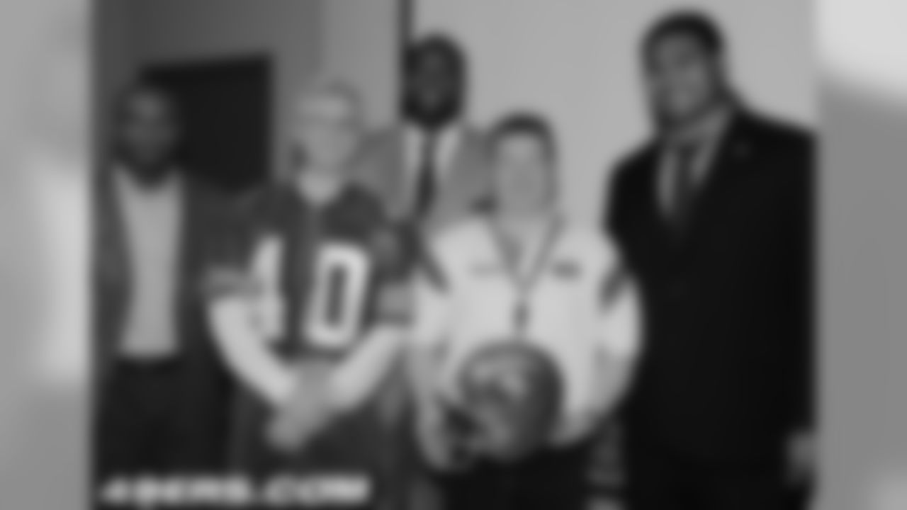 Castanon and Klein spent quality time with 49ers players and coaches!