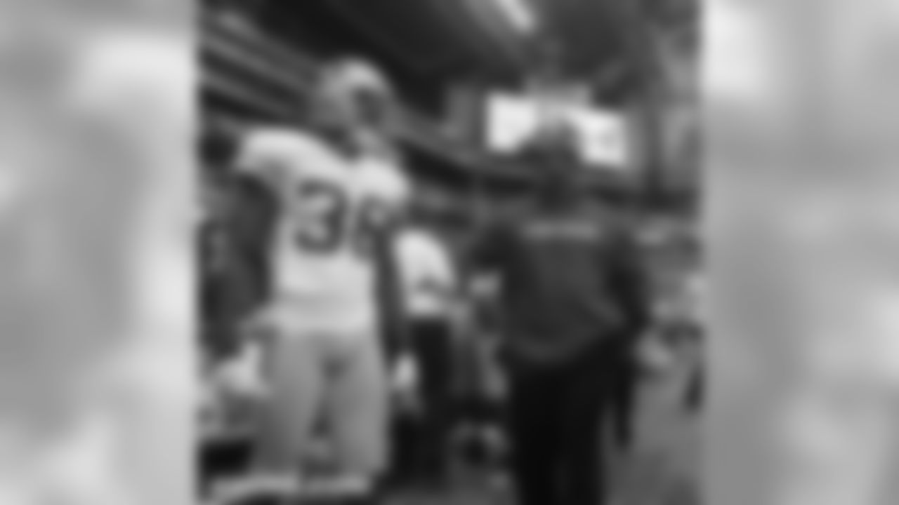 CB Shawntae Spencer and secondary coach Vance Joseph