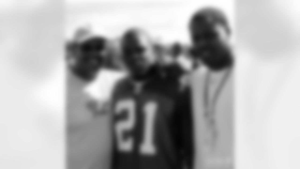 Frank Gore with Moran Norris and Coach Bishop Harris