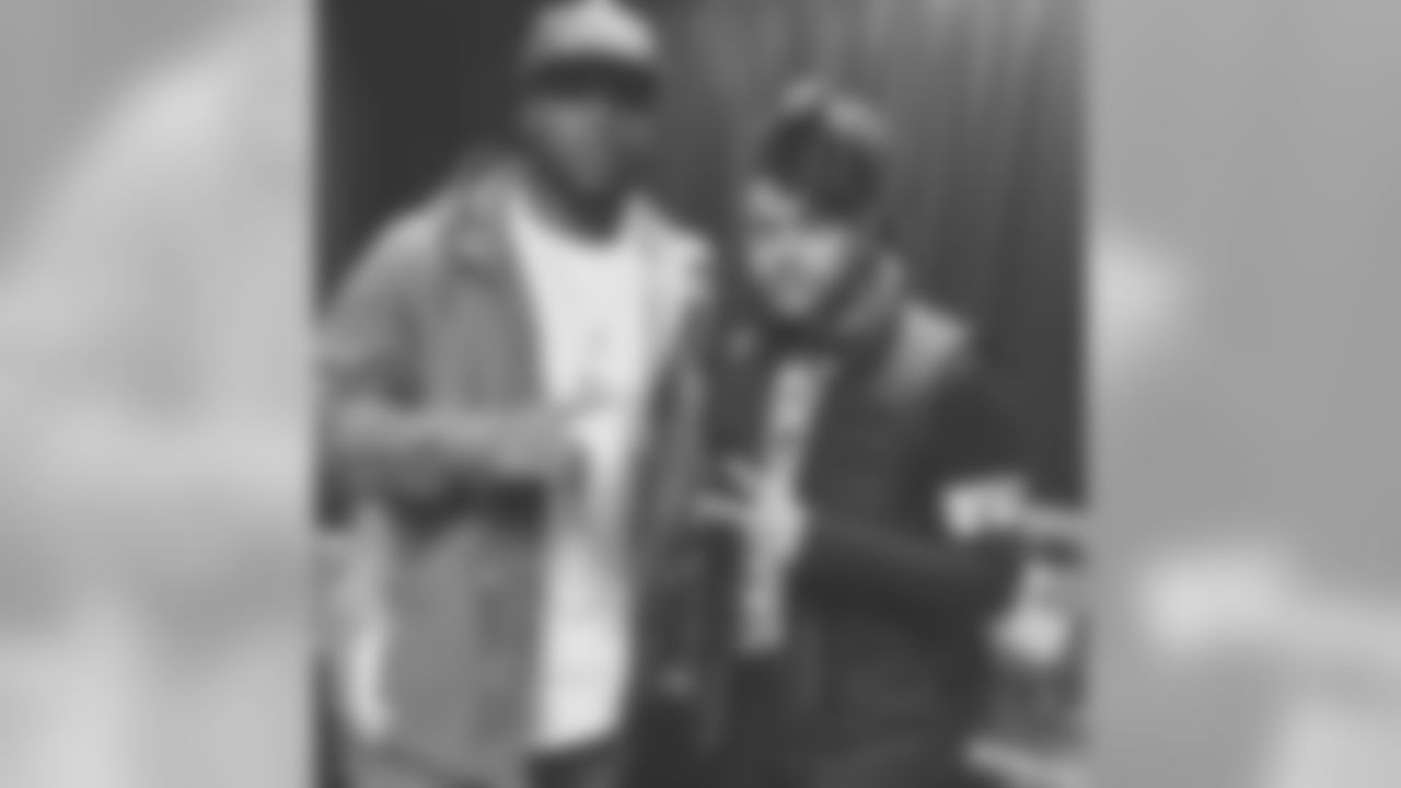 Carlos Hyde with The Weeknd