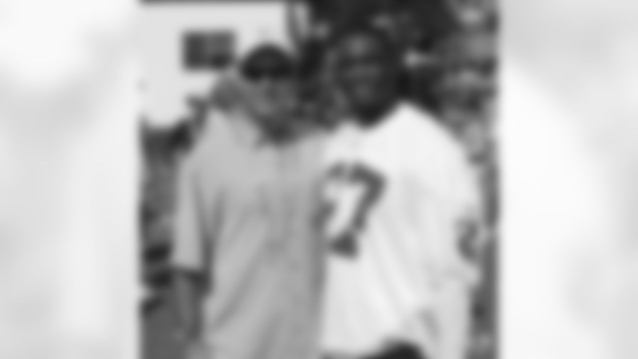 Coach Nolan with Walt Harris