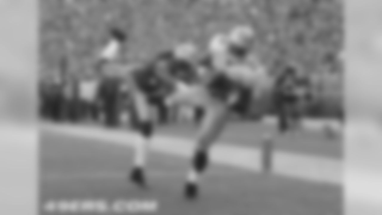 As Lloyd can attest, being in the right place at the right time is a matter of luck. Thankfully, "T" was right there when Crabtree caught his first NFL touchdown.