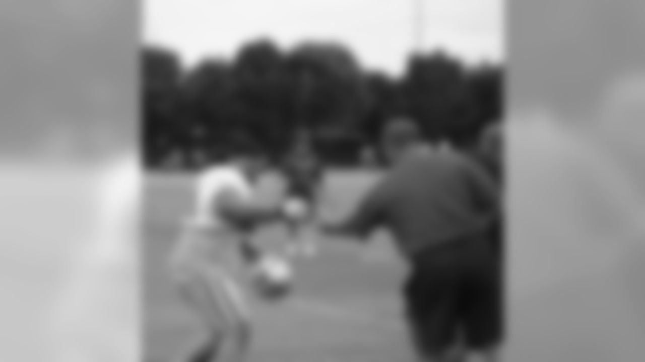 Isaac Sopoaga returning Coach Manusky's glasses