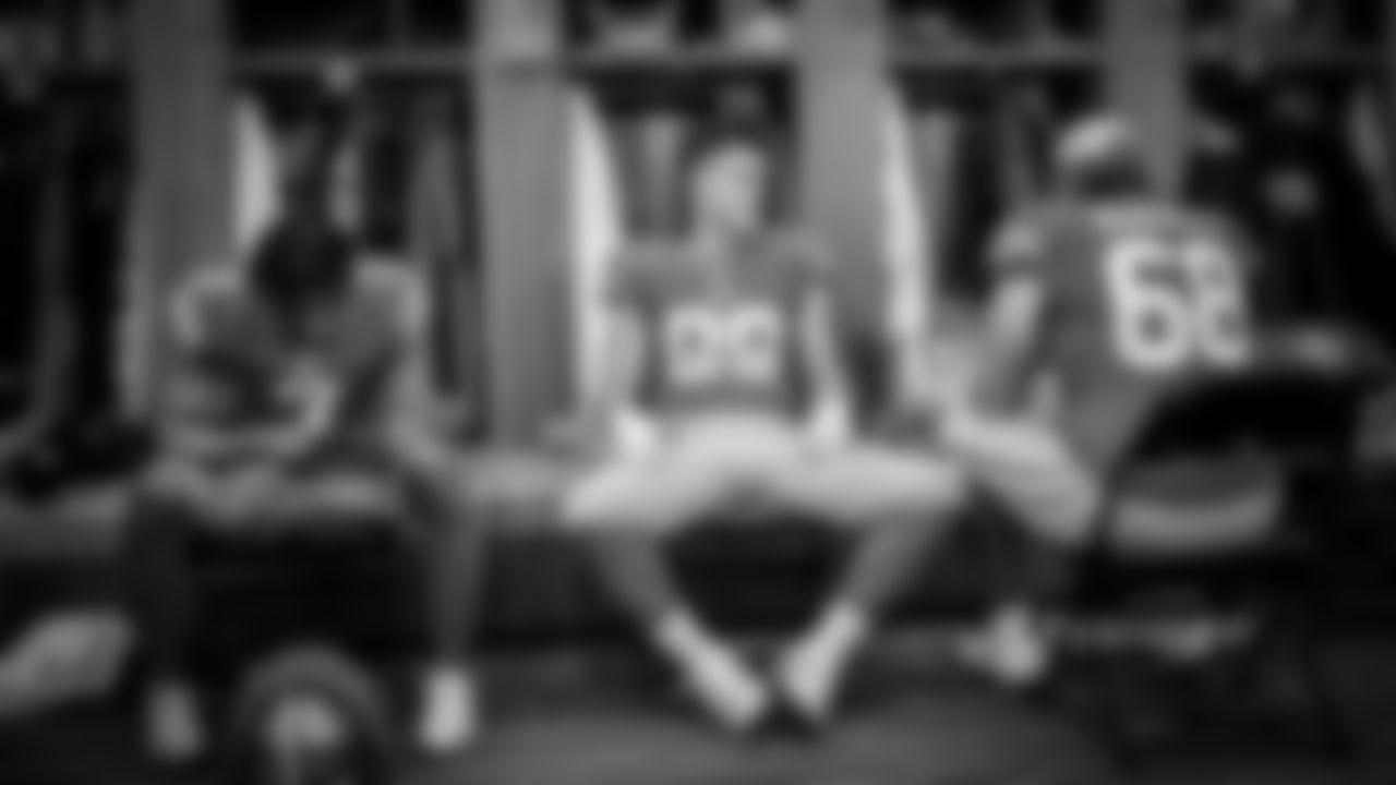 CB Charvarius Ward, TE Charlie Woerner, OL Colton McKivitz