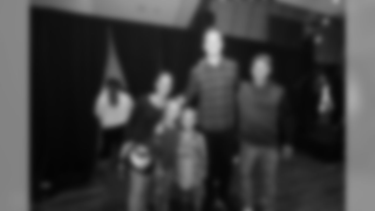 Lucien's Family and TE Cole Wick