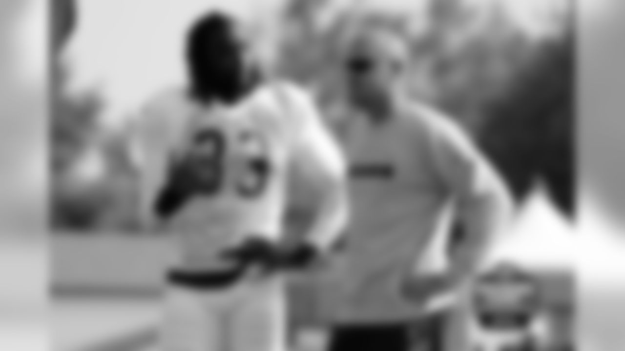 CB Charles Tillman, DBs Coach Jon Hoke