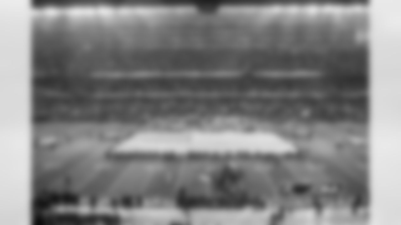 The Chicago Bears celebrated Veteran's Day at Soldier Field on Sunday night by honoring soldiers from all branches of the military during a pregame ceremony.