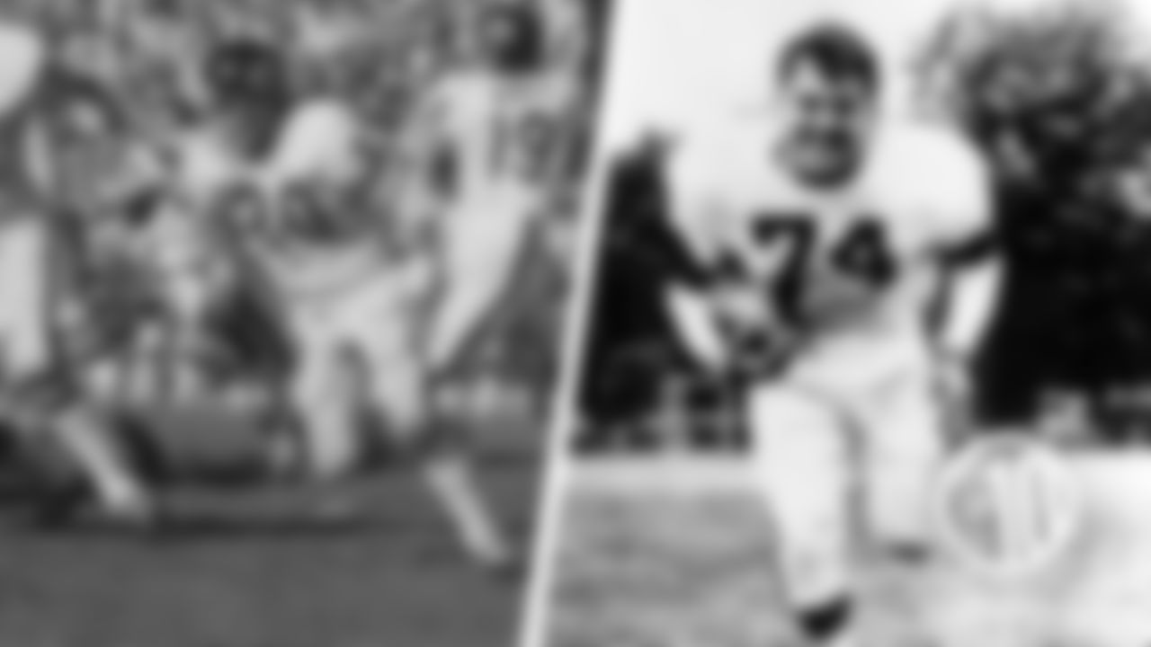 9. Mike and Tony Adamle
Mike was a Bears running back in 1975-76, while his dad Tony was a linebacker/fullback who was drafted by the Bears in 1947 but played for the Browns from 1947-51 and again in 1954.