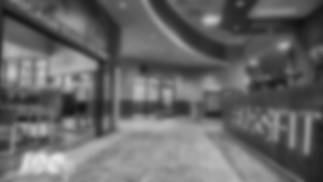 A detailed view of the new Bears Fit facility, Friday, April 12, 2019, in Vernon Hills, Illinois.