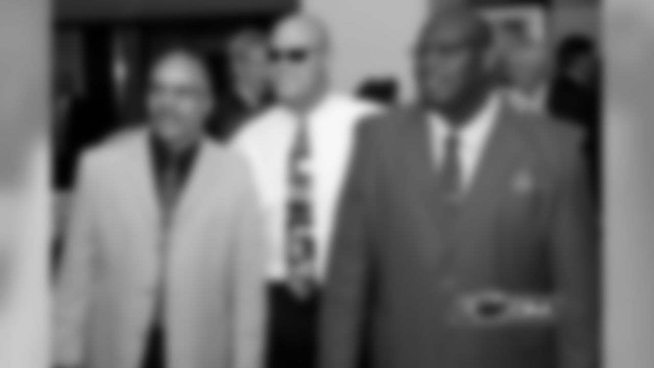 Dennis Gentry, Jim McMahon and Calvin Thomas