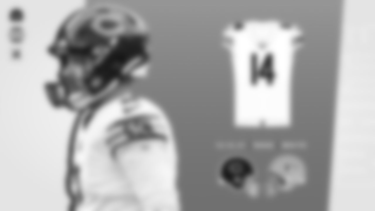 Week 14 at Packers
Kickoff: 7:20 p.m. CT (Sunday Night Football)