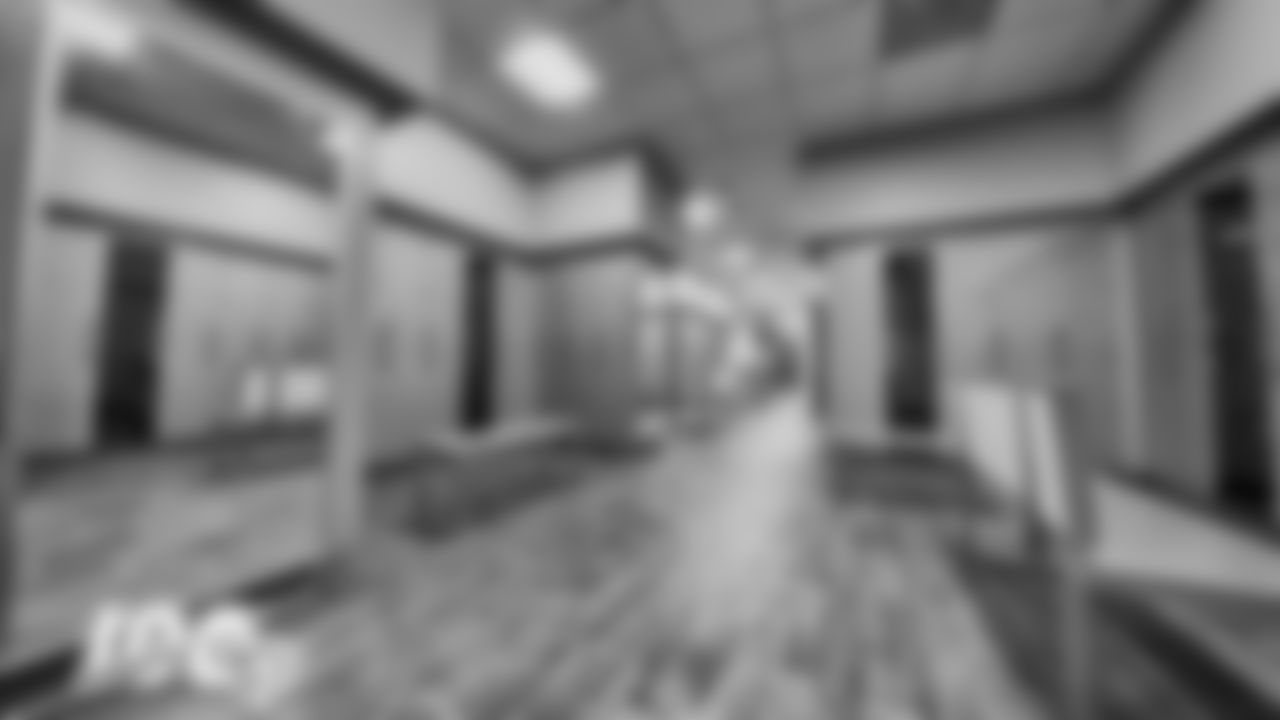 A detailed view of the new Bears Fit facility, Friday, April 12, 2019, in Vernon Hills, Illinois.