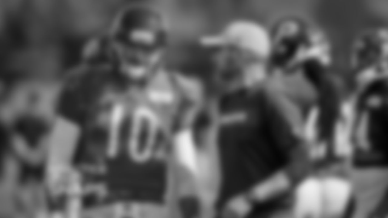 QB Mitchell Trubisky, offensive coordinator Mark Helfrich