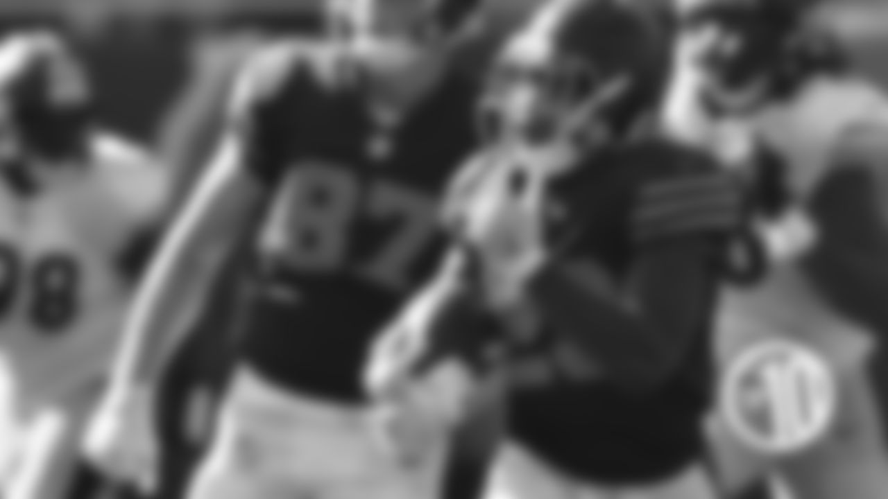 (2) Bears 23, Steelers 17 in overtime on Sept. 24, 2017 in Chicago, 85 degrees
Tarik Cohen's 36-yard run set up Jordan Howard's game-winning 18-yard touchdown run in overtime as the Bears stunned the Steelers at Soldier Field.
