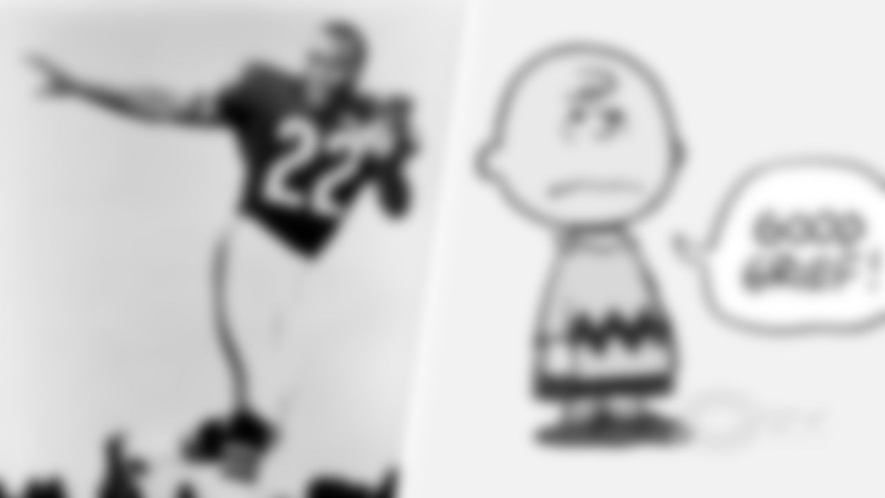 One Charlie Brown was a Bears running back and kickoff returner from 1966-68. The other is a cartoon character in the comic strip "Peanuts" who is depicted as a lovable loser and has a dog named Snoopy.