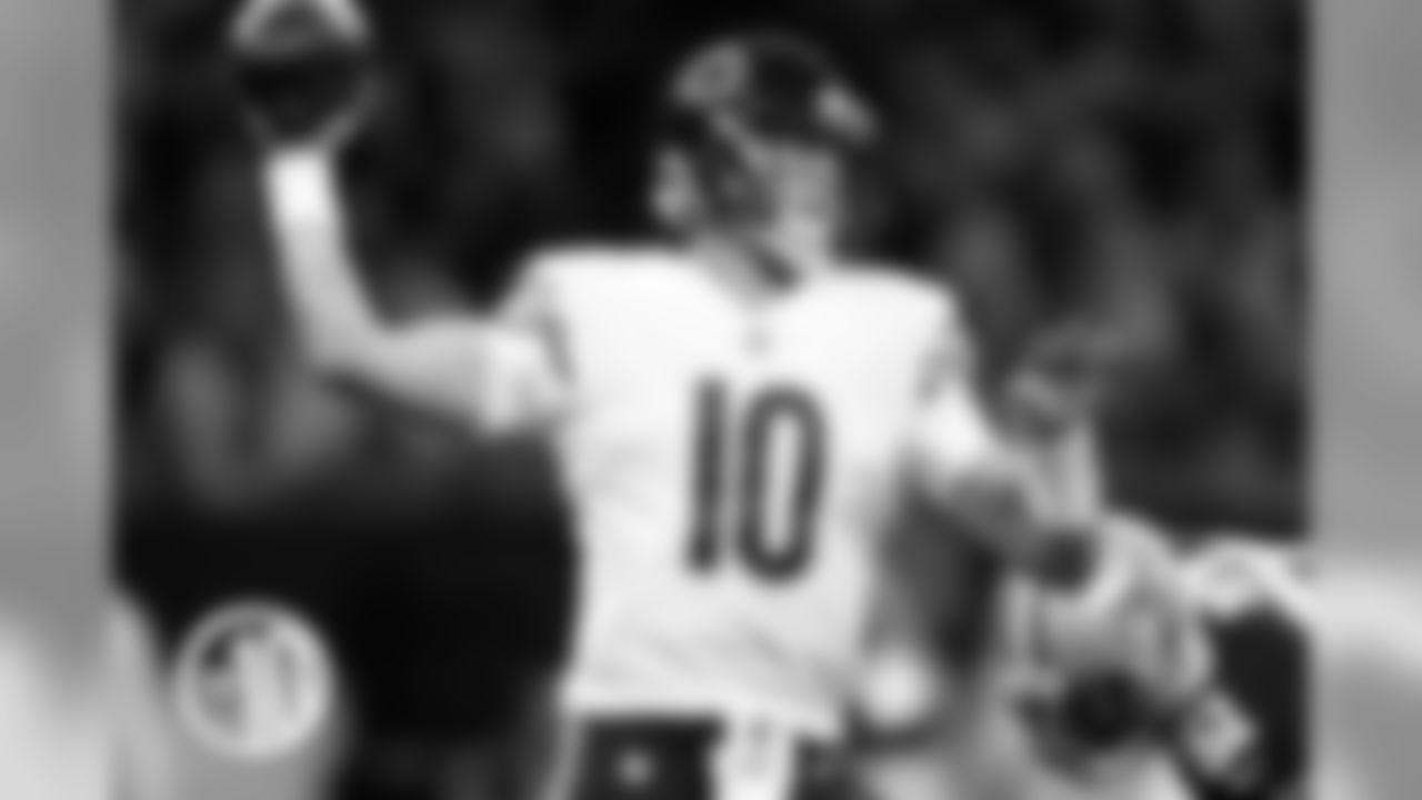 He sat for the first four games, but since entering the lineup, Trubisky has shown why he was Chicago's first-round draft pick. In 11 starts, he has thrown for 2,015 yards while completing nearly 60 percent of his passes.