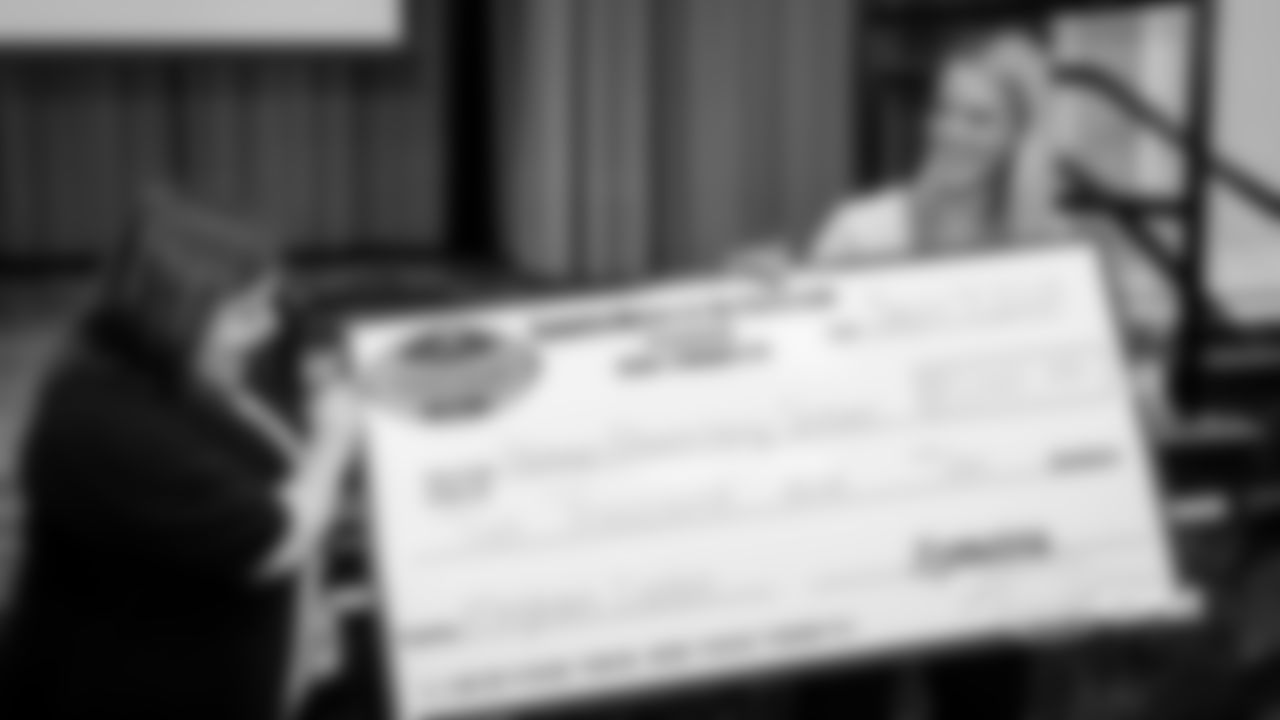 Symetra and the Chicago Bears team up each season to honor 16 Chicago-land teachers as "Heroes in the Classroom". Each teacher is surprised at their school, presented a check for $2,000 and given tickets, amongst other gifts, to an upcoming Bears home game courtesy of Symetra. They are recognized on the videoboard at the game for helping students reach higher and fly further.