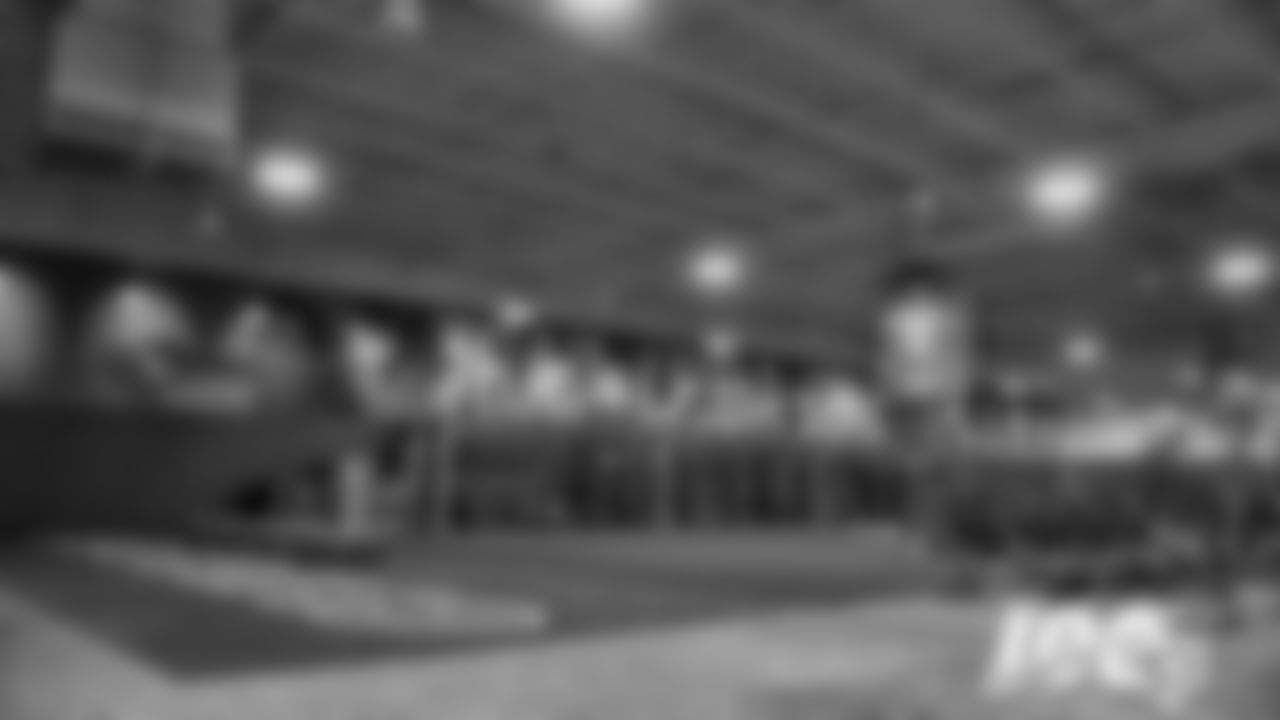 A detailed view of the new Bears Fit facility, Friday, April 12, 2019, in Vernon Hills, Illinois.