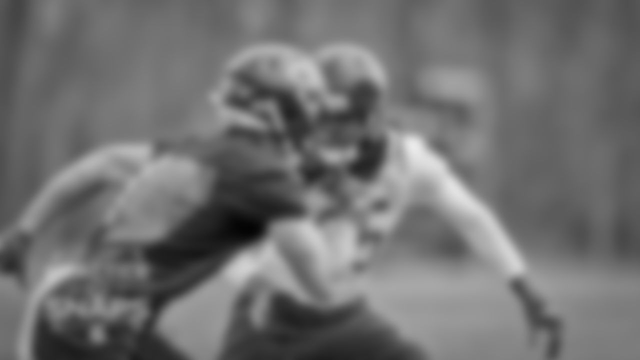 Chicago Bears rookies attend Rookie Mini Camp at Halas Hall, Friday, May 3, 2019, in Lake Forest, Illinois.