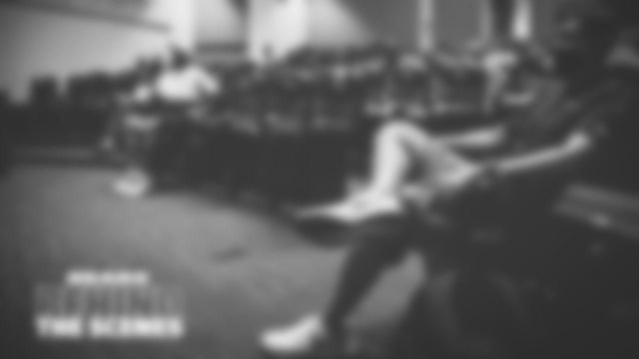 11:54 a.m. | In a video session with offensive coaches