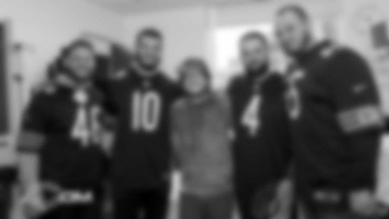 FB Micahel Burton, QB Mitchell Trubisky, QB Chase Daniel, OL Cody Whitehair