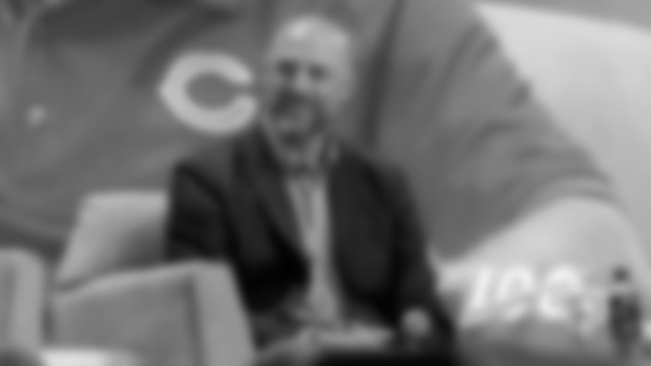 Matt Nagy during the Leading the Bears Panel