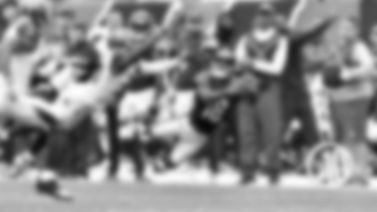 (10t) Taylor Gabriel
Gabriel proved to be an all-around receiver in his first season with the Bears in 2018, catching 67 passes for 688yards and two touchdowns.