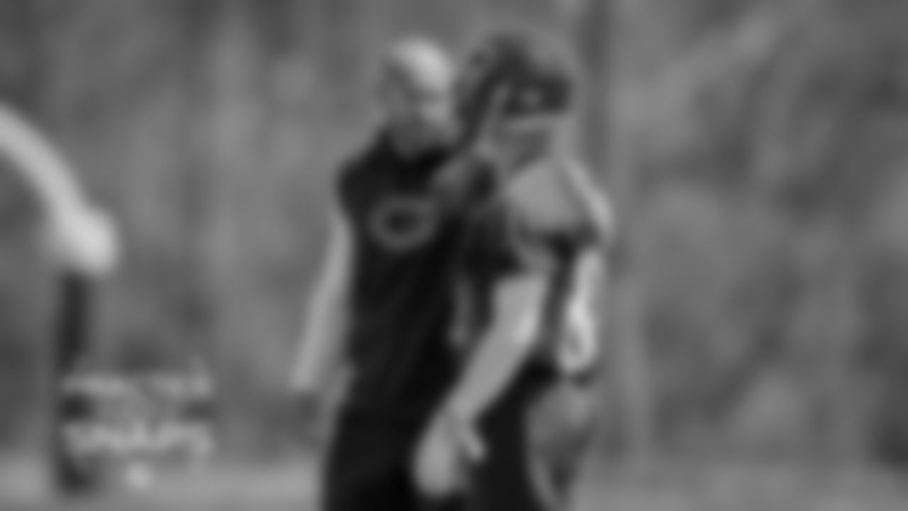 Chicago Bears rookies attend Rookie Mini Camp at Halas Hall, Saturday, May 4, 2019, in Lake Forest, Illinois.