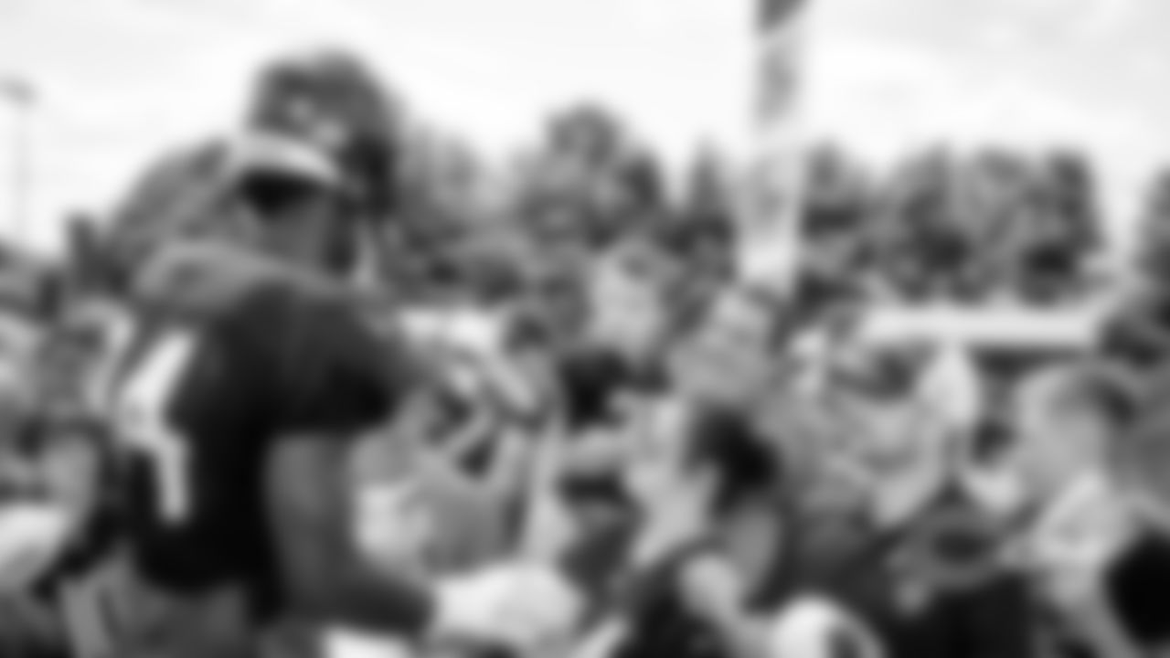 For the second year, Goodwill provided fans at Training Camp with a unique opportunity to get autographs from their favorite players at the Goodwill VIP Autograph Zone. Fans could stop by the local Goodwill in Bourbonnais to pick up their VIP pass before each practice. The zone opens 30 minutes prior to end of practice and has been visited by Quarterback Mitchell Trubisky, General Manager Ryan Pace, Wide Receiver Allen Robinson and many more!
