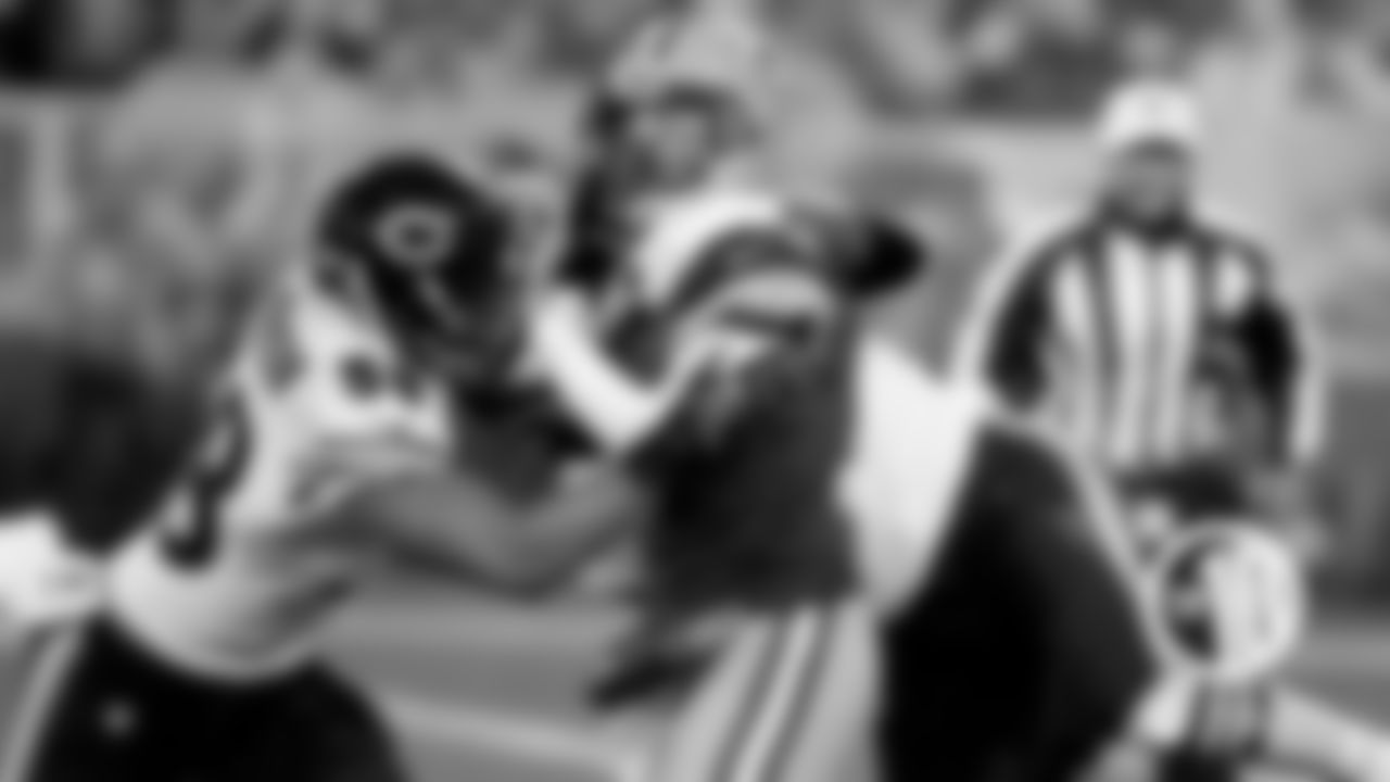 (4) Goal-line stand preserves win
The Bears defense forced Aaron Rodgers to throw four straight incomplete passes from the 8-yard line in the final minute to clinch a 17-13 victory over the Packers Nov. 26, 2015 at Lambeau Field.