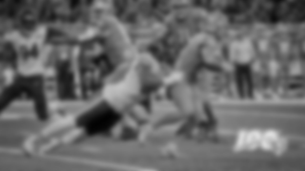 Chicago Bears take on the Detroit Lions, Thursday, November 28, 2019, in Detroit, Michigan.