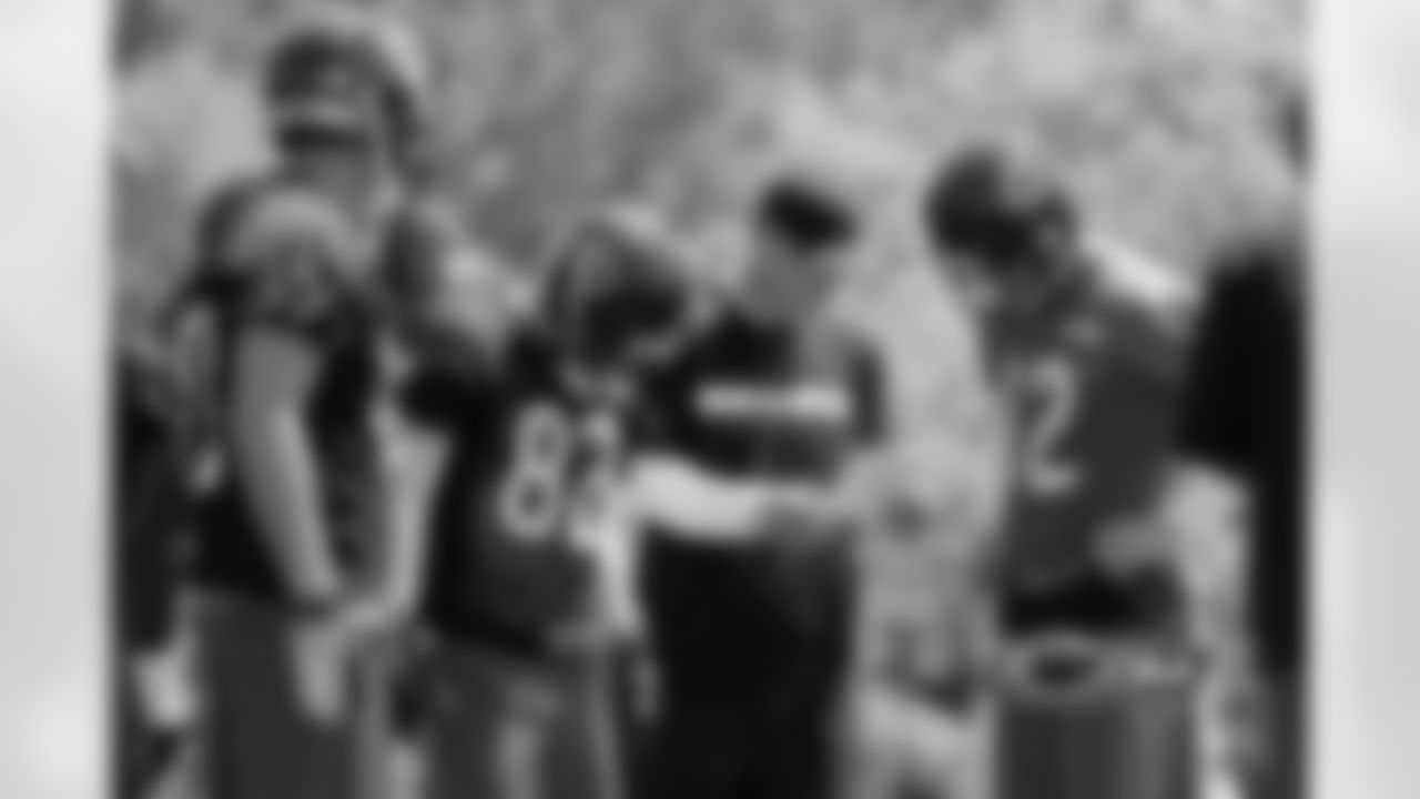 87 TE Steve Maneri, #82 WR Brittan Golden, #12 QB Josh McCown