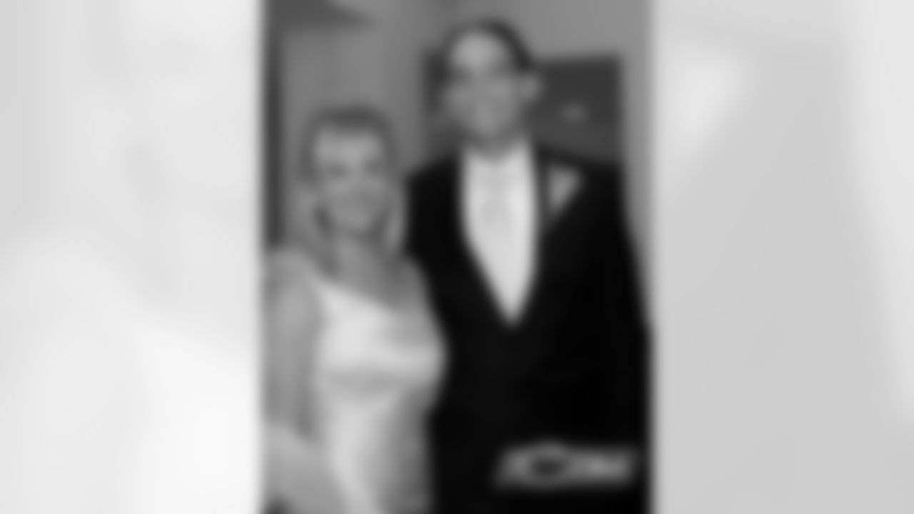 Chicago Bears Head Coach Marc Trestman and wife Cindy.