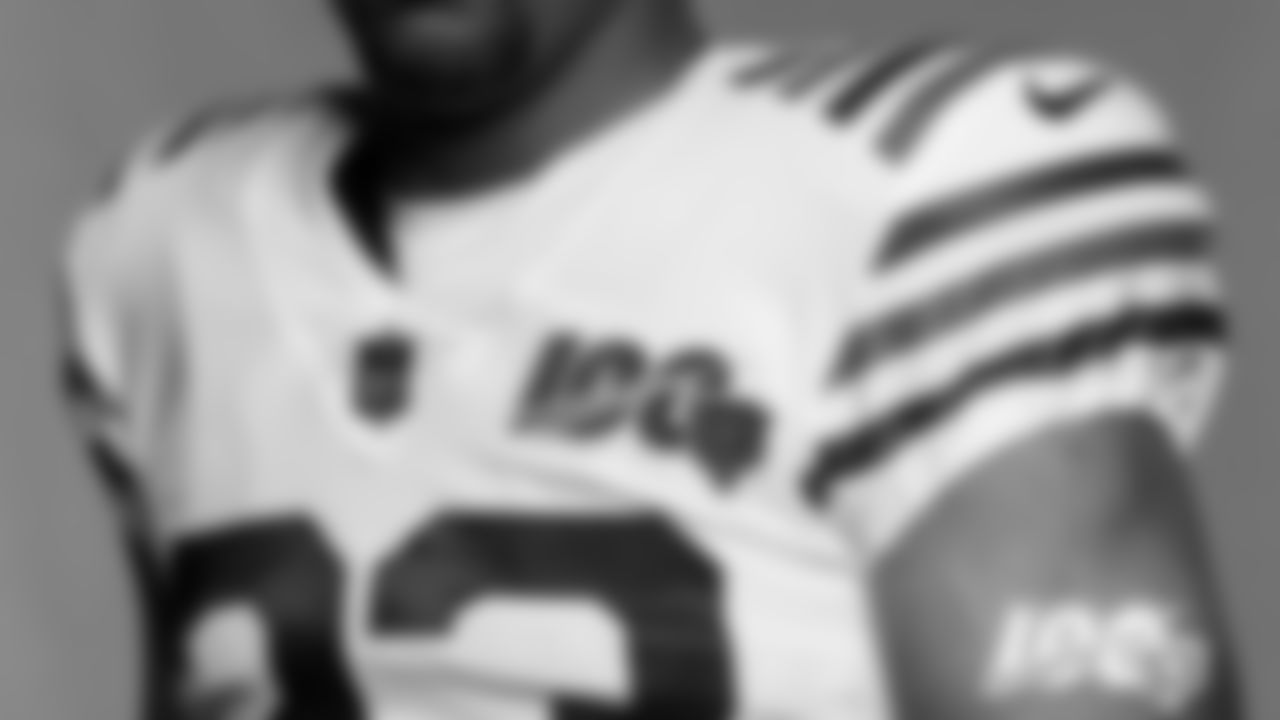 The Bears officially revealed the full classic uniform that will be worn twice during the 2019 season at Bears100 Celebration Weekend.