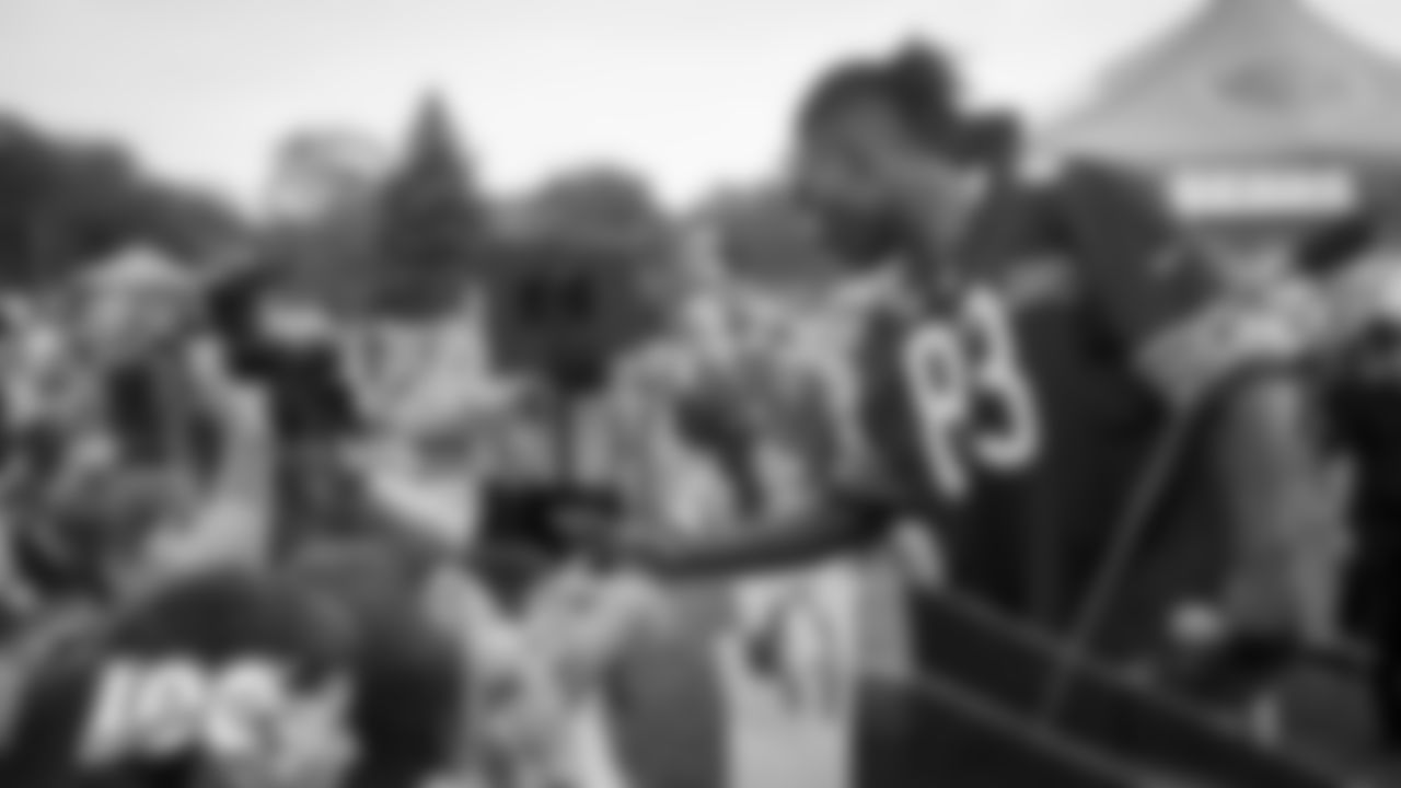 The Chicago Bears along with Advocate Health Care hold a "Monday Night Lights" pep rally, Monday, September 30, 2019, in Park Ridge, Illinois.