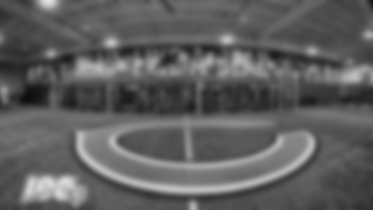 A detailed view of the new Bears Fit facility, Friday, April 12, 2019, in Vernon Hills, Illinois.