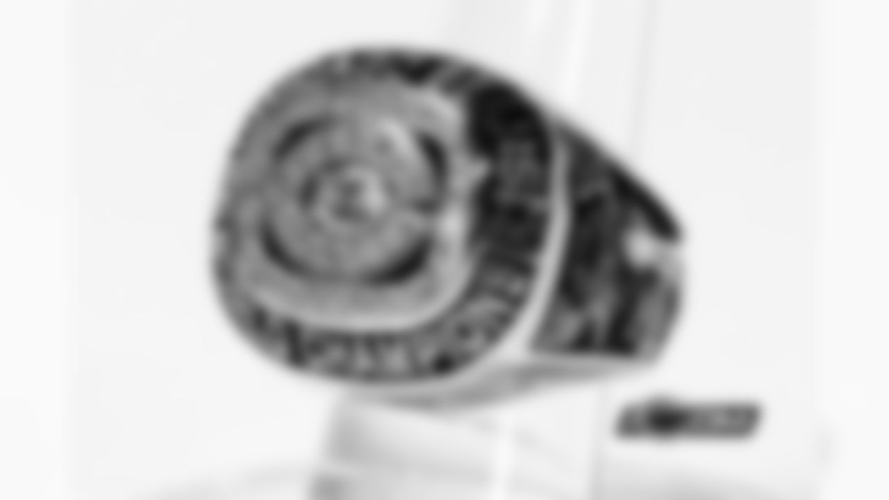 A replica of the Bears Super Bowl XX Championship ring.