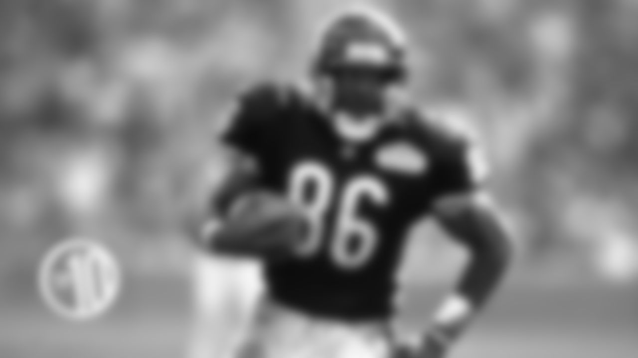 (5) Marty Booker, receiver (1999)
Booker appeared in 82 games with 61 starts in two stints with the Bears. He's tied for fourth in team history with 329 receptions and ranks eighth with 3,895 receiving yards.